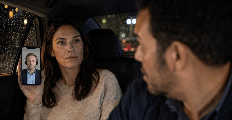 Bond agent deterring unwanted company in a rideshare