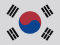 South Korea (Republic of Korea) flag